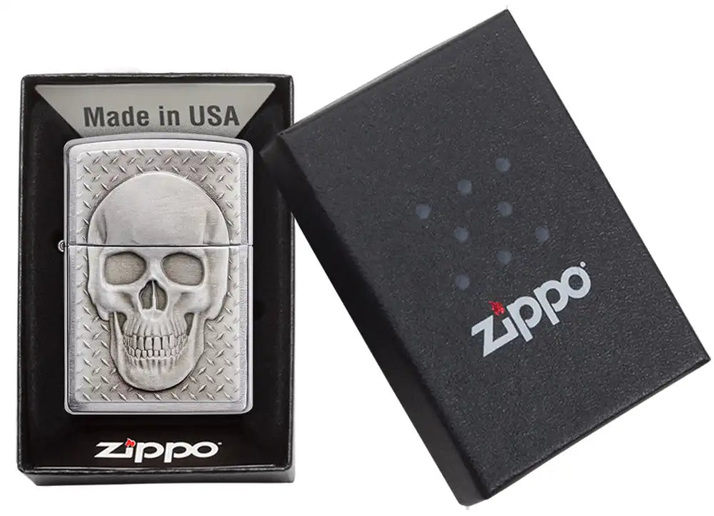 Zippo 29818 Skull with Brain Surprise