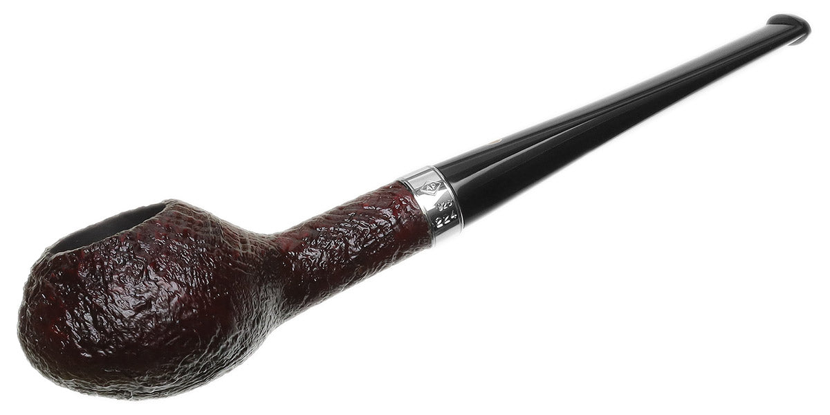 Ashton Pebble Grain with Silver (XX) Tobacco Pipe