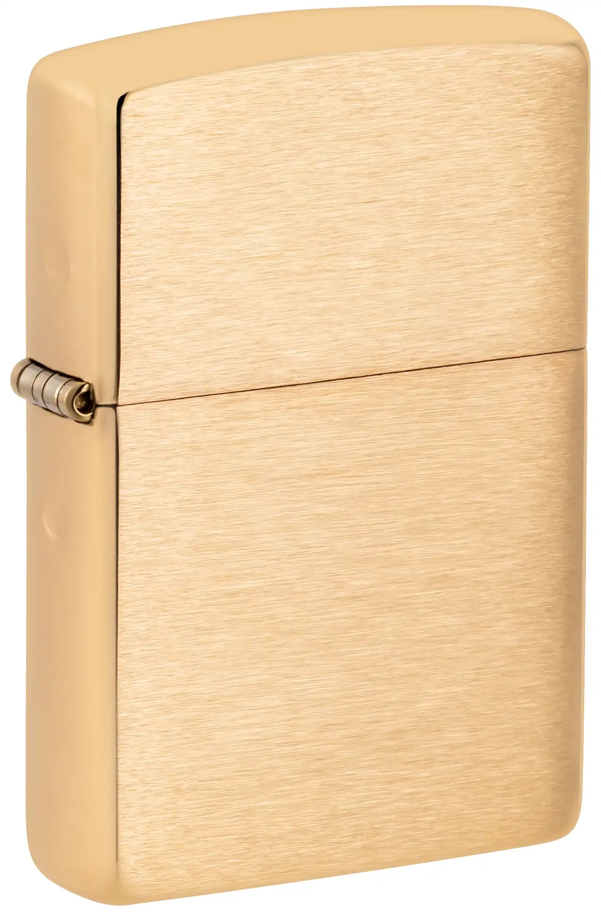 Zippo 204B Reg Br Fin Brass Wo/Solid Brass