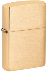 Zippo 204B Reg Br Fin Brass Wo/Solid Brass