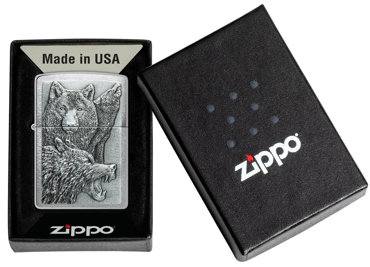 Zippo 46960 Wolf Pack Emblem