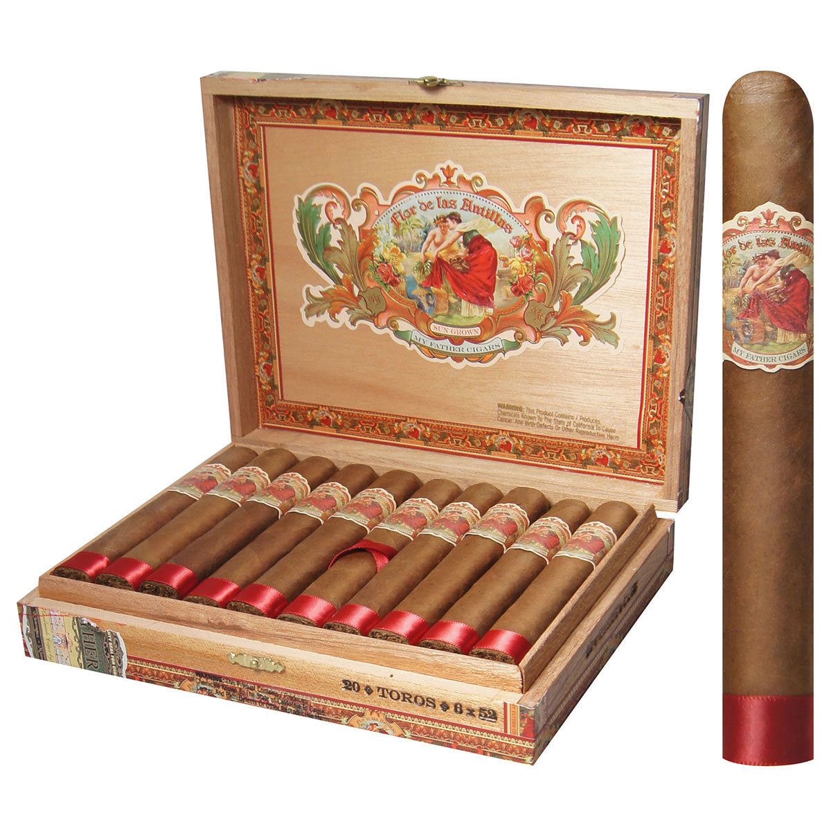 Sorry, My father Flor de las Antillas Toro image not available now!